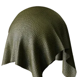 Olive Pebbled Leather