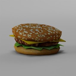 Low Poly Burger