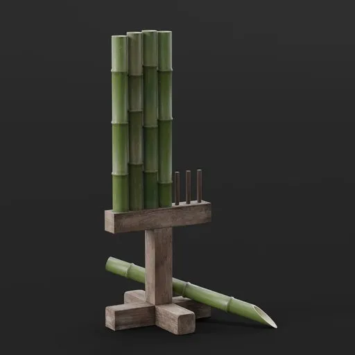 Japanese Bamboo Tameshigiri Target Stand