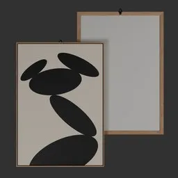 Abstract Painting Wall Art/Picture Frame