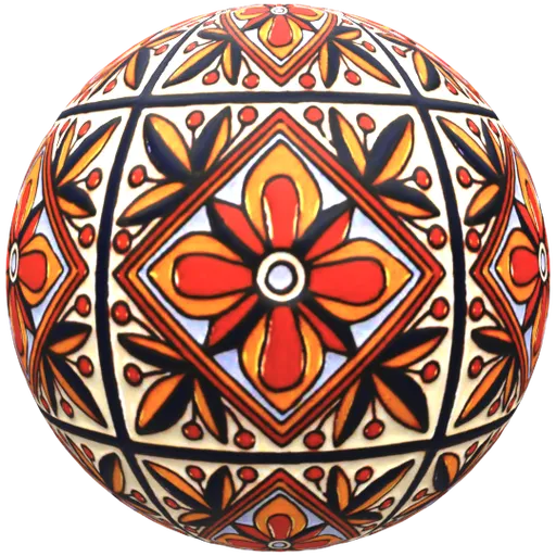 Petal Star Mosaic Tile