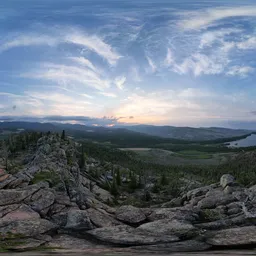 Highsky Mountain Rock Sunset