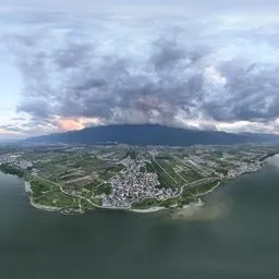 Highsky green lake cloud