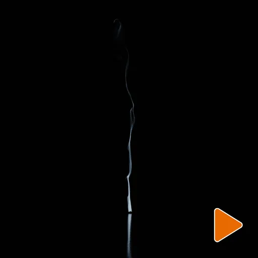 Calm Candle Smoke Animated