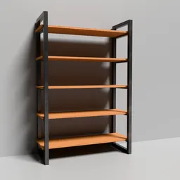 Wooden Bookshelf