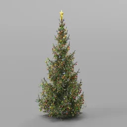 Christmas Tree Decorated Adult