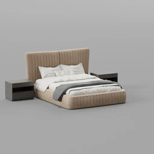Eliana Velvet Bed
