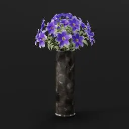 Blue Star Flower Arrangement