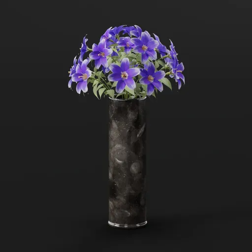 Blue Star Flower Arrangement