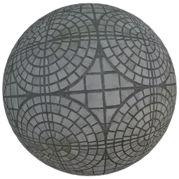 Concenteric circle pavings