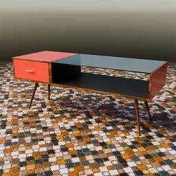 Retro Style Side Table