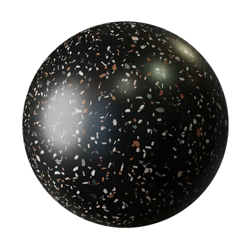 Black Terrazzo