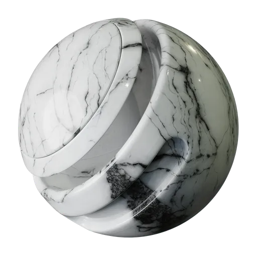 Polished marble