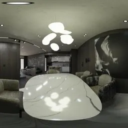 Modern Industrial Loft Interior