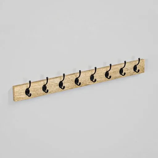 Coat Rack 8 Oak
