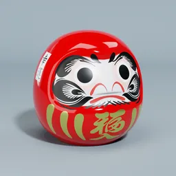 Daruma Doll (Japanese Lucky Charm)