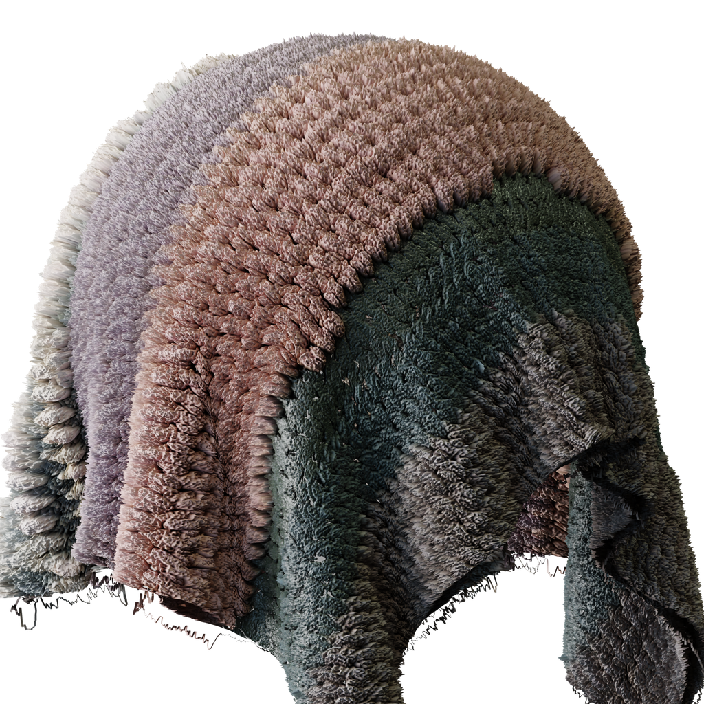 Crochet Blanket 01 FREE fabric materials BlenderKit