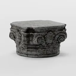 Pillar Column Top Dark