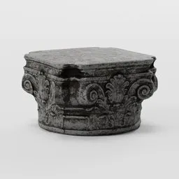 Pillar Column Top Dark