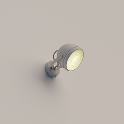 "Highly detailed modern wall lamp 3D model for Blender software. Perfect for adding a sleek touch to any digital interior design project. Available in FBX format."