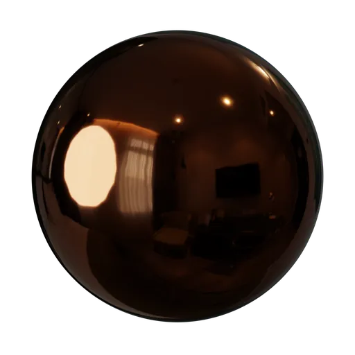 Polished dark copper