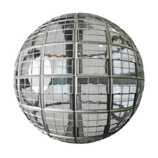 Modern metal plastic window