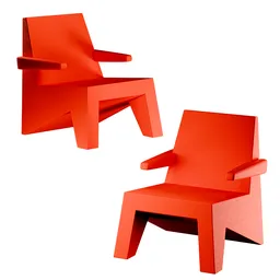 Cubic Chair by Moca / Orange