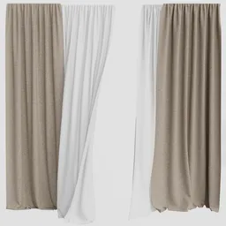 GD Silk and Cotton Curtain