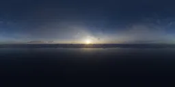 Golden Sunset Sky Landscape