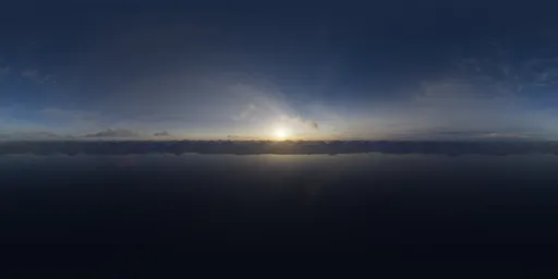 Golden Sunset Sky Landscape