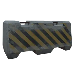 3D Road Barrier Model