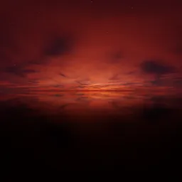 Red Sky Twilight Sunset