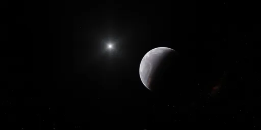 Sci-fi Planet in Deep Space