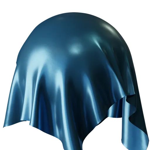 Navy Blue Satin Fabric