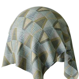 Geometric Duckegg Chenille