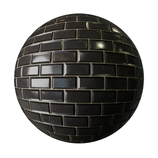 Glossy Beveled Subway Tiles