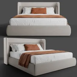 Ultima Upholstered King Bed