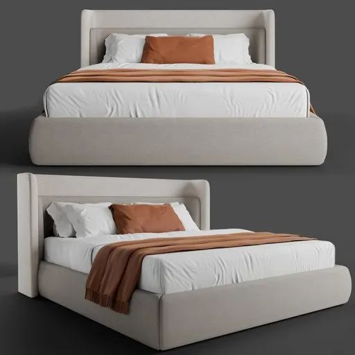 Ultima Upholstered King Bed