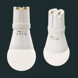 LED bulb and porcelain E27 lamp holder