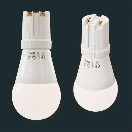 LED bulb and porcelain E27 lamp holder