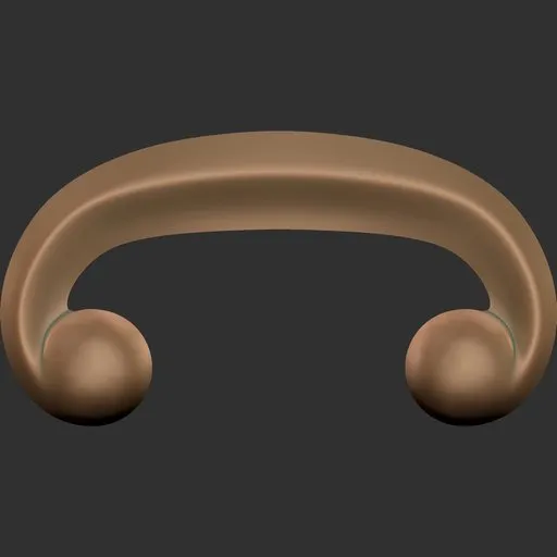 3D Ornament Sculpting Brush for Blender, creates decorative curved details on models.