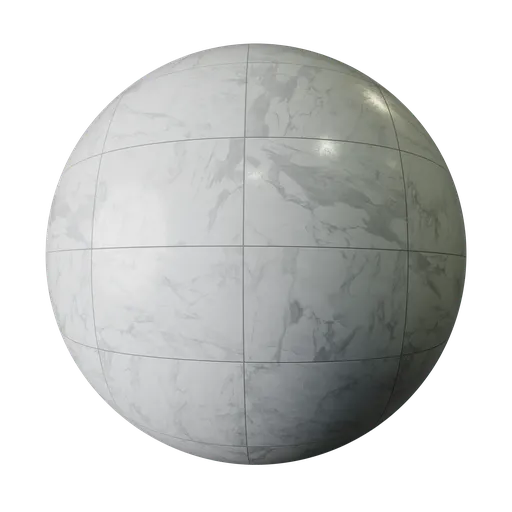 Seamless PBR texture of gray stone tiles for 3D Blender material with natural variations and subtle height details.