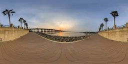 Sunset at the seaside