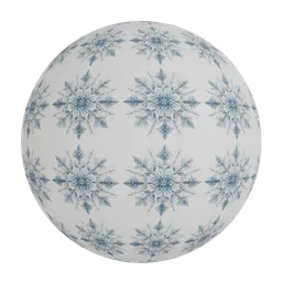 Watercolor snowflake wallpaper