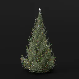 Christmas Tree Deco Snow Large