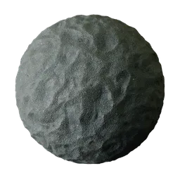 Dark Gray Rippled Beach Sand
