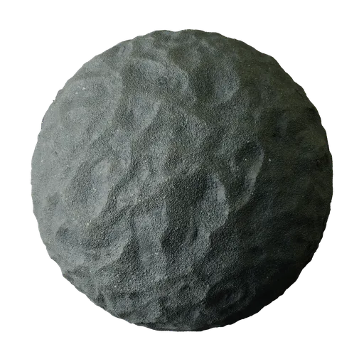 Dark Gray Rippled Beach Sand