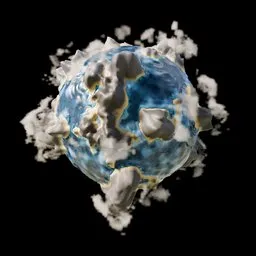 Landscape (Terrain, Clouds, Water) Generator (Modifier)