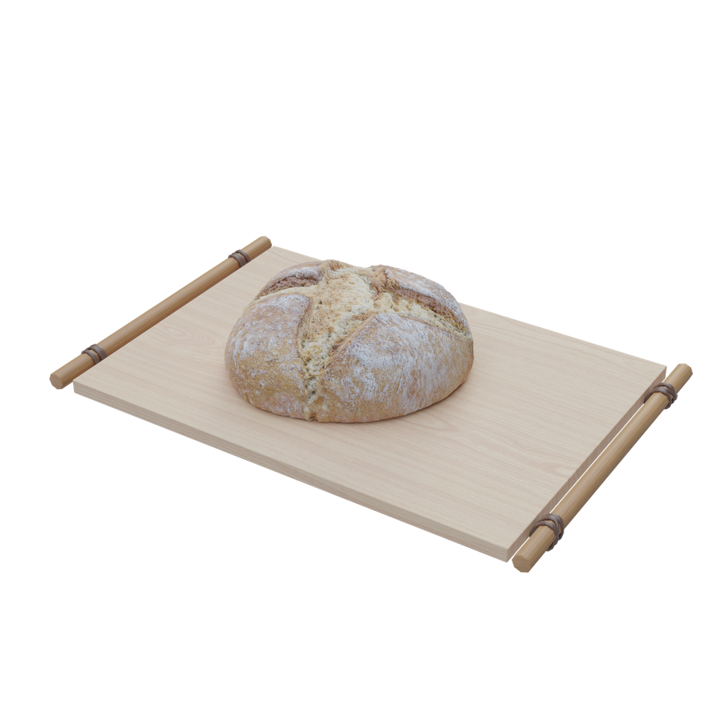 Blender Guru's bread FREE Food models BlenderKit
