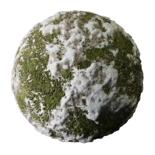 Pbr snow mud moss ground